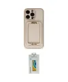 ieg™ iPhone 14 Pro Kılıf Kozmos Minimal Prime - Siyah Polymer Nano Ekran Koruyucu