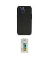 ieg™ iPhone 14 Pro Kılıf Kozmos Yansıma Özel Seri - Siyah Polymer Nano Ekran Koruyucu