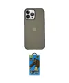 ieg™ iPhone 14 Pro Kılıf Kutup Doku Koleksiyonu - Siyah 18D Cam Ekran Koruyucu