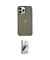 ieg™ iPhone 14 Pro Kılıf Kutup Doku Koleksiyonu - Siyah Bilvis 3D Mat Cam Ekran Koruyucu