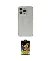 ieg™ iPhone 14 Pro Kılıf Kutup Klasik - Siyah Buffer Cam Ekran Koruyucu