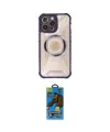 ieg™ iPhone 14 Pro Kılıf Kutup Modern - Siyah 18D Cam Ekran Koruyucu