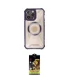 ieg™ iPhone 14 Pro Kılıf Kutup Modern - Siyah Buffer Cam Ekran Koruyucu