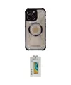 ieg™ iPhone 14 Pro Kılıf Kutup Modern - Siyah Polymer Nano Ekran Koruyucu