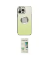 ieg™ iPhone 14 Pro Kılıf Kutup Yansıma Özel Seri - Siyah 20D Premium Cam Ekran Koruyucu