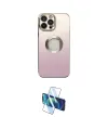 ieg™ iPhone 14 Pro Kılıf Kutup Yansıma Özel Seri - Siyah 3D Antistatik Cam Ekran Koruyucu