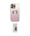ieg™ iPhone 14 Pro Kılıf Kutup Yansıma Özel Seri - Siyah 6D Mat Seramik Hayalet Nano Ekran Koruyucu