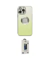 ieg™ iPhone 14 Pro Kılıf Kutup Yansıma Özel Seri - Siyah Bilvis Hayalet Cam Ekran Koruyucu