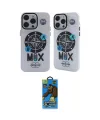 ieg™ iPhone 14 Pro Kılıf Nova Doku Koleksiyonu - Siyah 18D Cam Ekran Koruyucu