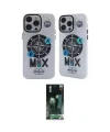 ieg™ iPhone 14 Pro Kılıf Nova Doku Koleksiyonu - Siyah 360 Mat Full Body Arka Koruyucu