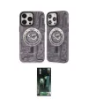 ieg™ iPhone 14 Pro Kılıf Nova Doku Koleksiyonu - Siyah 360 Mat Full Body Arka Koruyucu