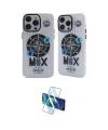 ieg™ iPhone 14 Pro Kılıf Nova Doku Koleksiyonu - Siyah 3D Antistatik Cam Ekran Koruyucu