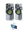 ieg™ iPhone 14 Pro Kılıf Nova Doku Koleksiyonu - Siyah 3D Antistatik Cam Ekran Koruyucu