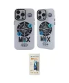 ieg™ iPhone 14 Pro Kılıf Nova Doku Koleksiyonu - Siyah 6D Mat Seramik Hayalet Nano Ekran Koruyucu