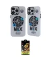 ieg™ iPhone 14 Pro Kılıf Nova Doku Koleksiyonu - Siyah Buffer Cam Ekran Koruyucu