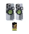 ieg™ iPhone 14 Pro Kılıf Nova Doku Koleksiyonu - Siyah Buffer Cam Ekran Koruyucu