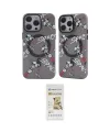 ieg™ iPhone 14 Pro Kılıf Nova Doku Koleksiyonu - Siyah Mat Seramik Nano Ekran Koruyucu
