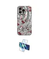 ieg™ iPhone 14 Pro Kılıf Nova Doku Prime - Siyah 3D Antistatik Cam Ekran Koruyucu