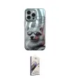 ieg™ iPhone 14 Pro Kılıf Nova Doku Prime - Siyah Bilvis 3D Mat Cam Ekran Koruyucu