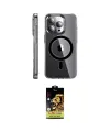 ieg™ iPhone 14 Pro Kılıf Nova Doku - Siyah Buffer Cam Ekran Koruyucu