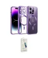 ieg™ iPhone 14 Pro Kılıf Nova Işık Özel Seri - Şeffaf Pasifik Cam Ekran Koruyucu