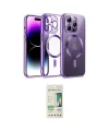 ieg™ iPhone 14 Pro Kılıf Nova Işık Özel Seri - Siyah 20D Premium Cam Ekran Koruyucu