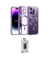 ieg™ iPhone 14 Pro Kılıf Nova Işık Özel Seri - Siyah Bilvis Hayalet Cam Ekran Koruyucu