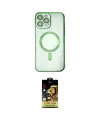 ieg™ iPhone 14 Pro Kılıf Nova Işık Özel Seri - Siyah Buffer Cam Ekran Koruyucu