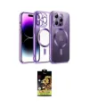 ieg™ iPhone 14 Pro Kılıf Nova Işık Özel Seri - Siyah Buffer Cam Ekran Koruyucu