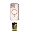 ieg™ iPhone 14 Pro Kılıf Nova Işık Özel Seri - Siyah Buffer Cam Ekran Koruyucu