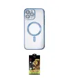 ieg™ iPhone 14 Pro Kılıf Nova Işık Özel Seri - Siyah Buffer Cam Ekran Koruyucu