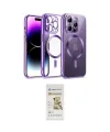 ieg™ iPhone 14 Pro Kılıf Nova Işık Özel Seri - Siyah Mat Seramik Nano Ekran Koruyucu