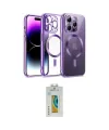 ieg™ iPhone 14 Pro Kılıf Nova Işık Özel Seri - Siyah Polymer Nano Ekran Koruyucu