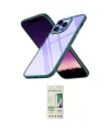 ieg™ iPhone 14 Pro Kılıf Nova Işık Serisi - Siyah 20D Premium Cam Ekran Koruyucu