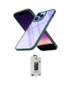 ieg™ iPhone 14 Pro Kılıf Nova Işık Serisi - Siyah Bilvis Hayalet Cam Ekran Koruyucu