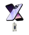 ieg™ iPhone 14 Pro Kılıf Nova Işık Serisi - Siyah Bilvis Hayalet Cam Ekran Koruyucu