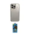 ieg™ iPhone 14 Pro Kılıf Odak Doku - Siyah 18D Cam Ekran Koruyucu