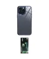 ieg™ iPhone 14 Pro Kılıf Odak Doku - Siyah 360 Mat Full Body Arka Koruyucu