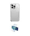 ieg™ iPhone 14 Pro Kılıf Odak Doku - Siyah 3D Antistatik Cam Ekran Koruyucu