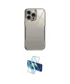 ieg™ iPhone 14 Pro Kılıf Odak Doku - Siyah 3D Antistatik Cam Ekran Koruyucu