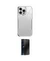 ieg™ iPhone 14 Pro Kılıf Odak Doku - Siyah 3D Antistatik Hayalet Cam Ekran Koruyucu