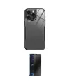 ieg™ iPhone 14 Pro Kılıf Odak Doku - Siyah 3D Antistatik Hayalet Cam Ekran Koruyucu