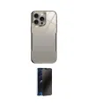 ieg™ iPhone 14 Pro Kılıf Odak Doku - Siyah 3D Antistatik Hayalet Cam Ekran Koruyucu