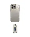 ieg™ iPhone 14 Pro Kılıf Odak Doku - Siyah Bilvis Hayalet Cam Ekran Koruyucu
