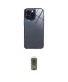 ieg™ iPhone 14 Pro Kılıf Odak Doku - Siyah Joko Magic 5D Hayalet Cam