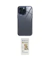 ieg™ iPhone 14 Pro Kılıf Odak Doku - Siyah Mat Seramik Nano Ekran Koruyucu