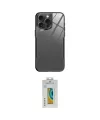 ieg™ iPhone 14 Pro Kılıf Odak Doku - Siyah Polymer Nano Ekran Koruyucu