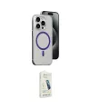 ieg™ iPhone 14 Pro Kılıf Odak Form Özel Seri - Şeffaf Pasifik Cam Ekran Koruyucu