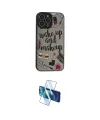 ieg™ iPhone 14 Pro Kılıf Odak Klasik Serisi - Siyah 3D Antistatik Cam Ekran Koruyucu