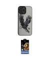 ieg™ iPhone 14 Pro Kılıf Odak Klasik Serisi - Siyah Buffer Hayalet Cam Ekran Koruyucu
